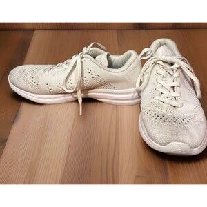 APL TechLoom Pro Propelium Sneakers Women 7 Comfortable Tennis Shoes White Cream